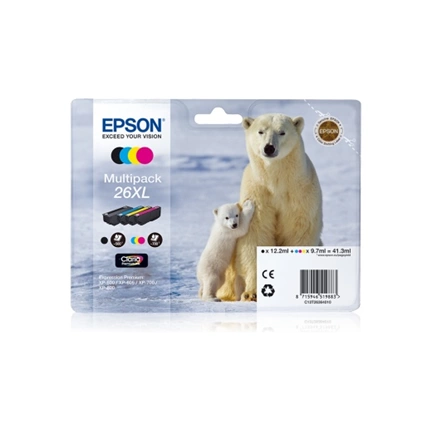 Patron Epson T2636 XL Mulitpack Claria (C,M,Y,B)