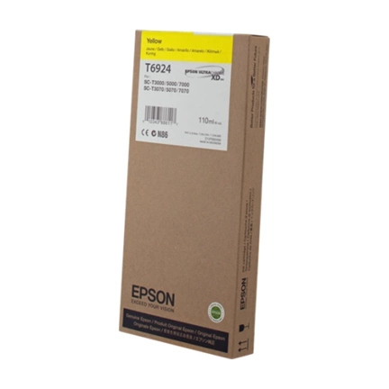 Patron Epson T6924 UltraChrome XD 110 ml Sárga