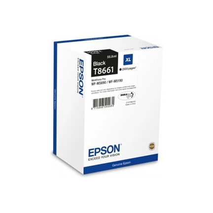 Patron Epson T8661 Black (55,8 ml, 2.500 oldal, fekete, C13T866140)