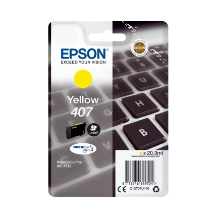Patron Epson WF-4745 SERIES INK CARTRIDGE L YELLOW (C13T07U440)