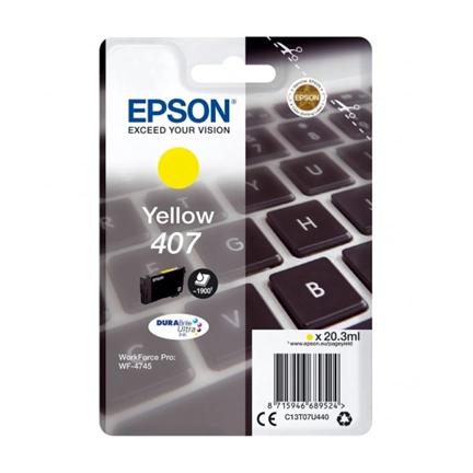 Patron Epson WF-4745 SERIES INK CARTRIDGE L YELLOW (C13T07U440)