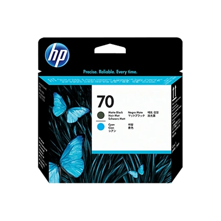 Patron HP 70 Matte Black + Cyan (C9404A)