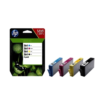 Patron HP N9J73AE (364) 4-pack Black/Cyan/Magenta/Yellow