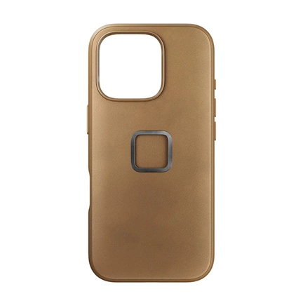 Peak Design Mobile Everyday Clarino Case iPhone 16 Pro - Sötét Bézs