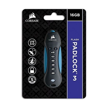 Pendrive 128GB Corsair Flash Padlock 3 USB3.0