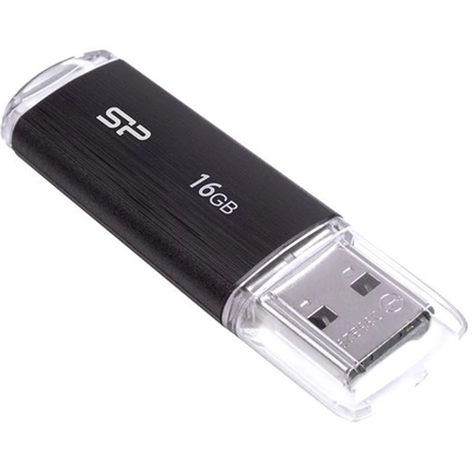 Pendrive 16GB Silicon Power Ultima U02 Black USB2.0