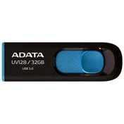 Pendrive 64GB Adata UV128 Fekete-Kék USB3.0