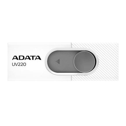 Pendrive 64GB Adata UV220 Fehér-szürke