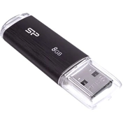 Pendrive 8GB Silicon Power Ultima U02 Black USB2.0