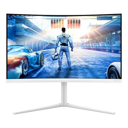 Philips 32M2C5501/00 monitor 31,5" ívelt 1500R QHD VA 180Hz 0,5ms, fehér