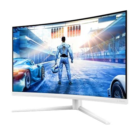 Philips 32M2C5501/00 monitor 31,5" ívelt 1500R QHD VA 180Hz 0,5ms, fehér