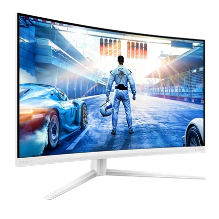 Philips 32M2C5501/00 monitor 31,5" ívelt 1500R QHD VA 180Hz 0,5ms, fehér