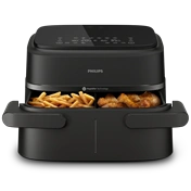 Philips Airfryer 1000 DualBasket NA150/00 forrólevegős sütő