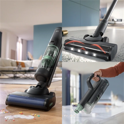 Philips AquaTrio 7000 Vac&Wash XW7263/11 25,2V vezeték nélküli aktív felmosó, porszívó és kézi porszívó