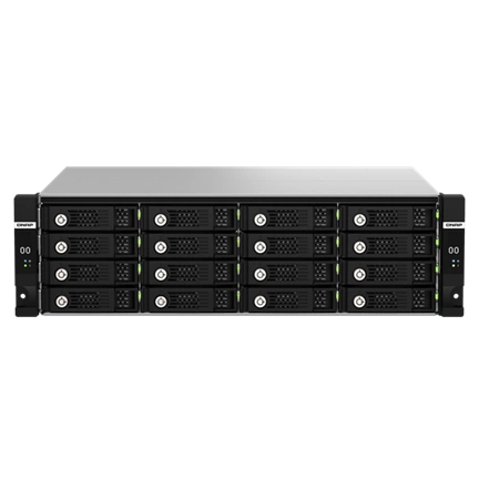 QNAP TL-R1620Sdc Dual-controlleres SAS 12Gb/s bővítőegység vállalkozások számára