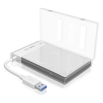 RAIDSONIC IB-AC603a-U3 Adapter cable SATA to USB3.0 white + white HDD case 
