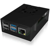 RAIDSONIC IB-RP109 Icy Box Raspberry Pi 4 Ház hűtővel - fekete