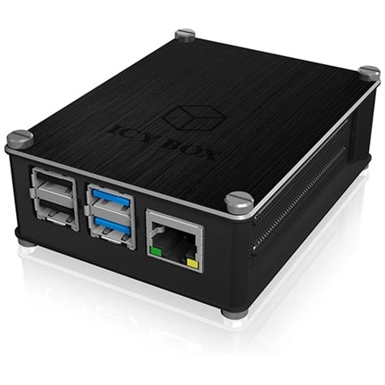 RAIDSONIC IB-RP110 Icy Box Raspberry Pi 4 Ház - fekete