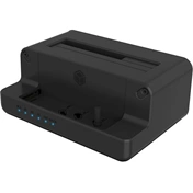 RAIDSONIC Icy Box Docking & Clonstation for M.2 NVMe SSD & 2,5"/3,5" SATA SSD/HDD