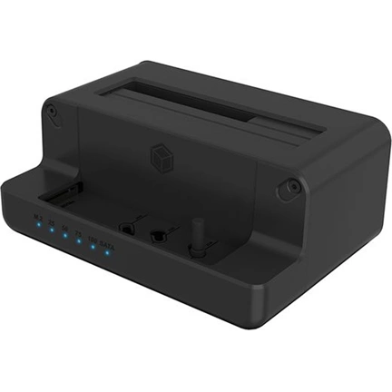 RAIDSONIC Icy Box Docking & Clonstation for M.2 NVMe SSD & 2,5"/3,5" SATA SSD/HDD