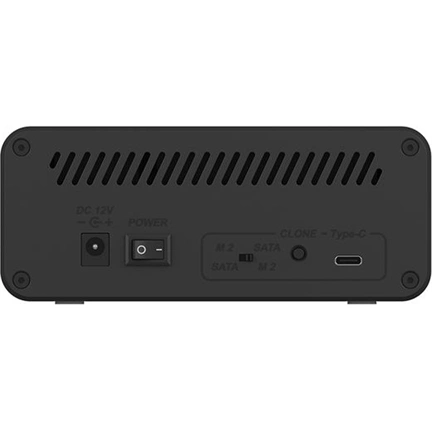 RAIDSONIC Icy Box Docking & Clonstation for M.2 NVMe SSD & 2,5"/3,5" SATA SSD/HDD