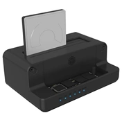 RAIDSONIC Icy Box Docking & Clonstation for M.2 NVMe SSD & 2,5"/3,5" SATA SSD/HDD