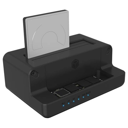 RAIDSONIC Icy Box Docking & Clonstation for M.2 NVMe SSD & 2,5"/3,5" SATA SSD/HDD