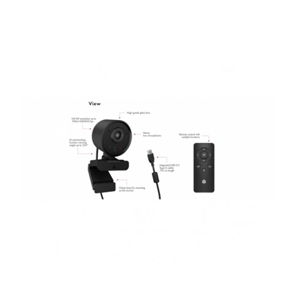 RAIDSONIC Icy Box Full HD webcam with remote control