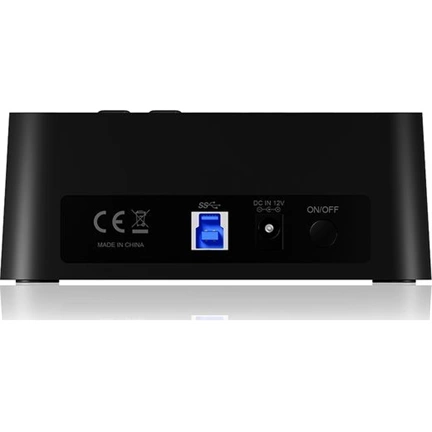 RAIDSONIC Icy Box IB-123CL-U3 Docking station for 2x6,3cm/8,9cm SATA-III