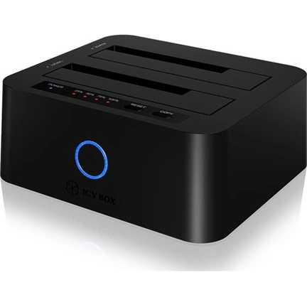 RAIDSONIC Icy Box IB-123CL-U3 Docking station for 2x6,3cm/8,9cm SATA-III