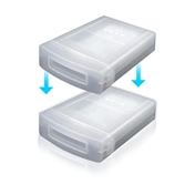 RAIDSONIC Icy Box IB-AC602A 3,5" HDD tároló doboz fehér