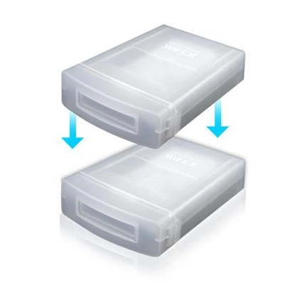 RAIDSONIC Icy Box IB-AC602A 3,5" HDD tároló doboz fehér