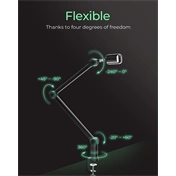 RAIDSONIC Icy Box IB-MAG103B-T Professional microphone boom arm