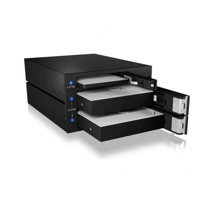 RAIDSONIC Internal RAID for 2x 3.5" and 1x 2.5" HDD/SSD in 2x 5.25" bay