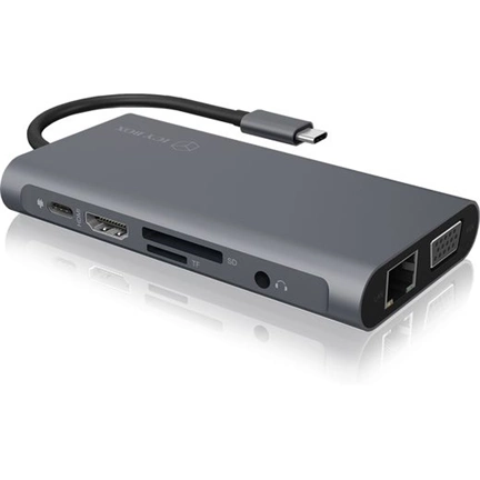 RAIDSONIC USB Type-C™ DockingStation with two video interfaces
