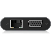 RAIDSONIC USB Type-C™ DockingStation with two video interfaces