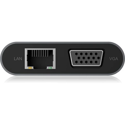 RAIDSONIC USB Type-C™ DockingStation with two video interfaces