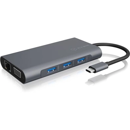 RAIDSONIC USB Type-C™ DockingStation with two video interfaces