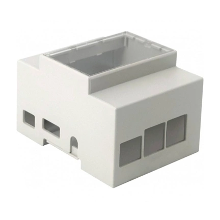 RASPBERRY Pi 3B/3B+ DIN Rail Gray Housing Plastic
