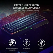 RAZER BlackWidow V3 Mini HyperSpeed - UK - Yellow Switch