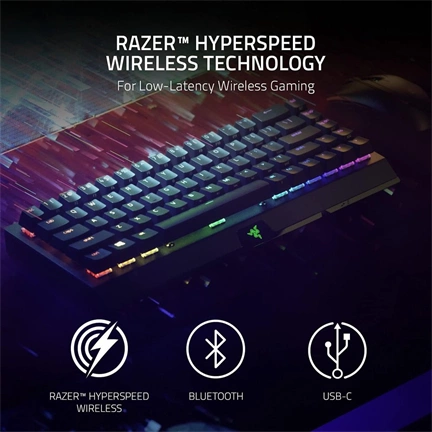 RAZER BlackWidow V3 Mini HyperSpeed - UK - Yellow Switch