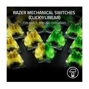 RAZER BlackWidow V4 X - Green Switch - US