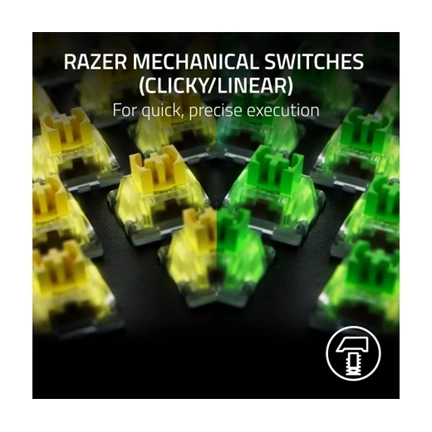 RAZER BlackWidow V4 X - Green Switch - US