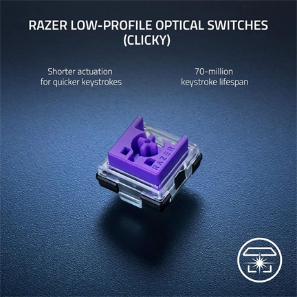 RAZER DeathStalker V2 Pro - Purple Switch - US