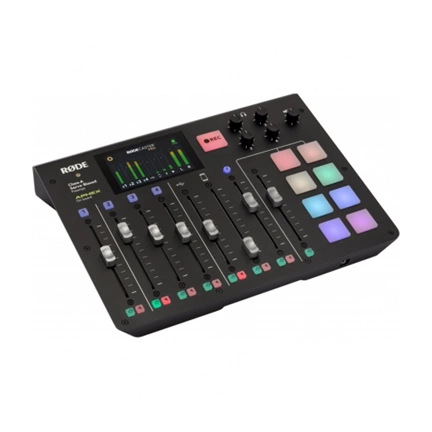 RODECaster Pro négy mikrofon csatornás podcast keverő Bluetooth, AUX és USB csatlakozásokkal, Aphex