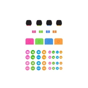 RODE Colors 3 jelölőkészlet Rode vezeték nélküli és csíptetős mikrofonokhoz