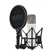 RODE NT1 Signature Series kondenzátor stúdió mikrofon csomag, fehér