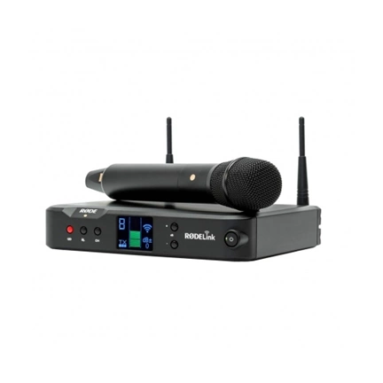 RODE Performer Kit RodeLink digitális vezeték nélküli mikrofon készlet kézi adóval és asztali vevővel RODE Performer Kit RodeLink digitális vezeték nélküli mikrofon készlet kézi adóval és asztali vevővel