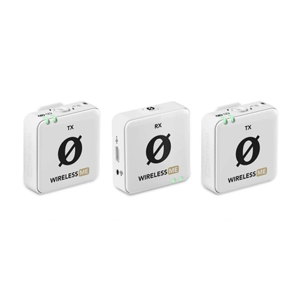 RODE Wireless ME Dual kompakt vezeték nélküli mikrofonrendszer, fehér
