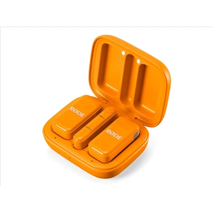 RODE Wireless Micro-C két csatornás kompakt vezeték nélküli mikrofon (USB-C), narancssárga